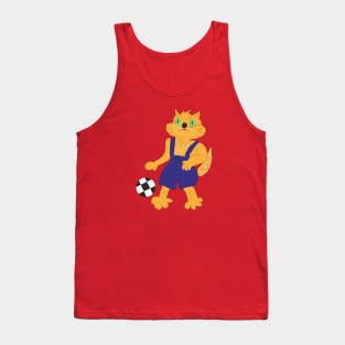 Red Cat football player Tank Top